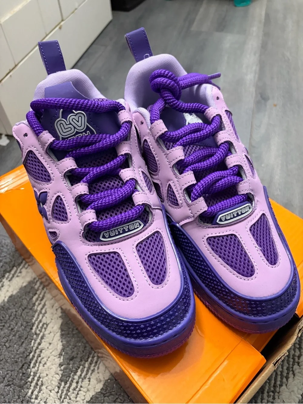 Purple Trainer Sneakers